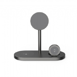 Upgraded Magnetic Wireless charger stand 3-in-1