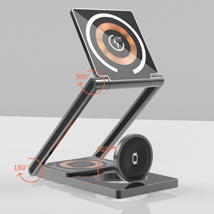3 in 1 magnetic wireless charging stand