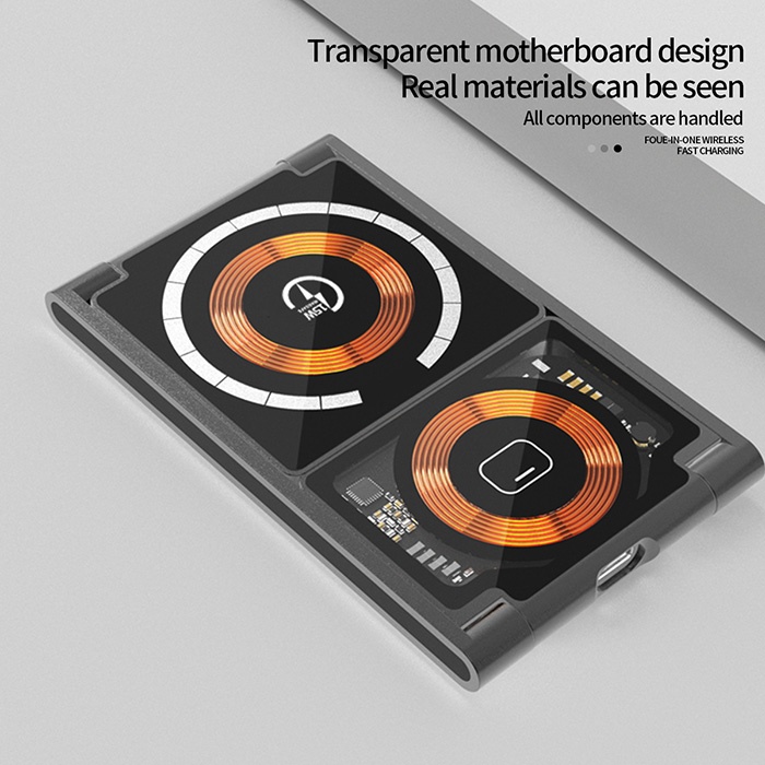 3 in 1 magnetic wireless charging stand