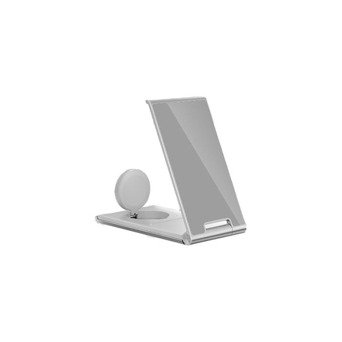 Thinnest 3 in 1 Tempered glass & Aluminium alloy wireless charger