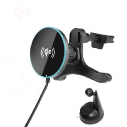 25W Qi2.2 Magnetic car wireless charging mount