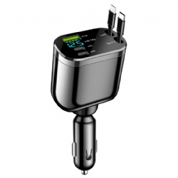 5 in 1 smart car cigar socket charger