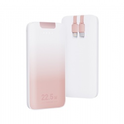 Indicator Power bank built with dual cable（10000mAh & 20000mAh version for option)
